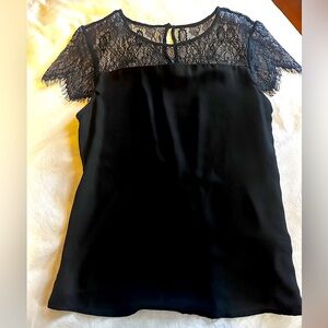 Black Lace top. Size Small